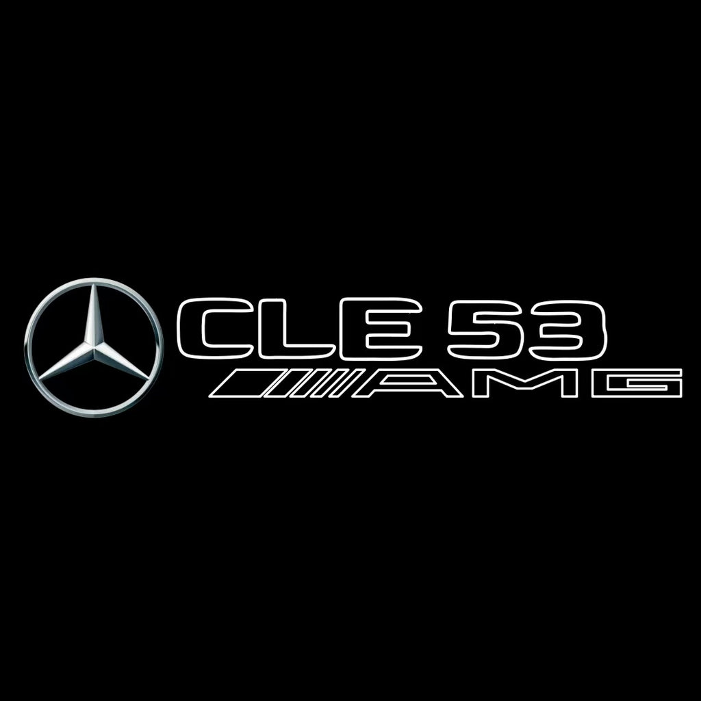 MERCEDES BENZ CLE 53 AMG  LOGO PROJECTOT LIGHTS  (quantity 1 = 1 sets/2 door lights)Nr.03f04