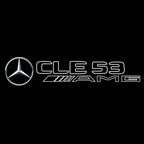 MERCEDES BENZ CLE 53 AMG  LOGO PROJECTOT LIGHTS  (quantity 1 = 1 sets/2 door lights)Nr.03f04