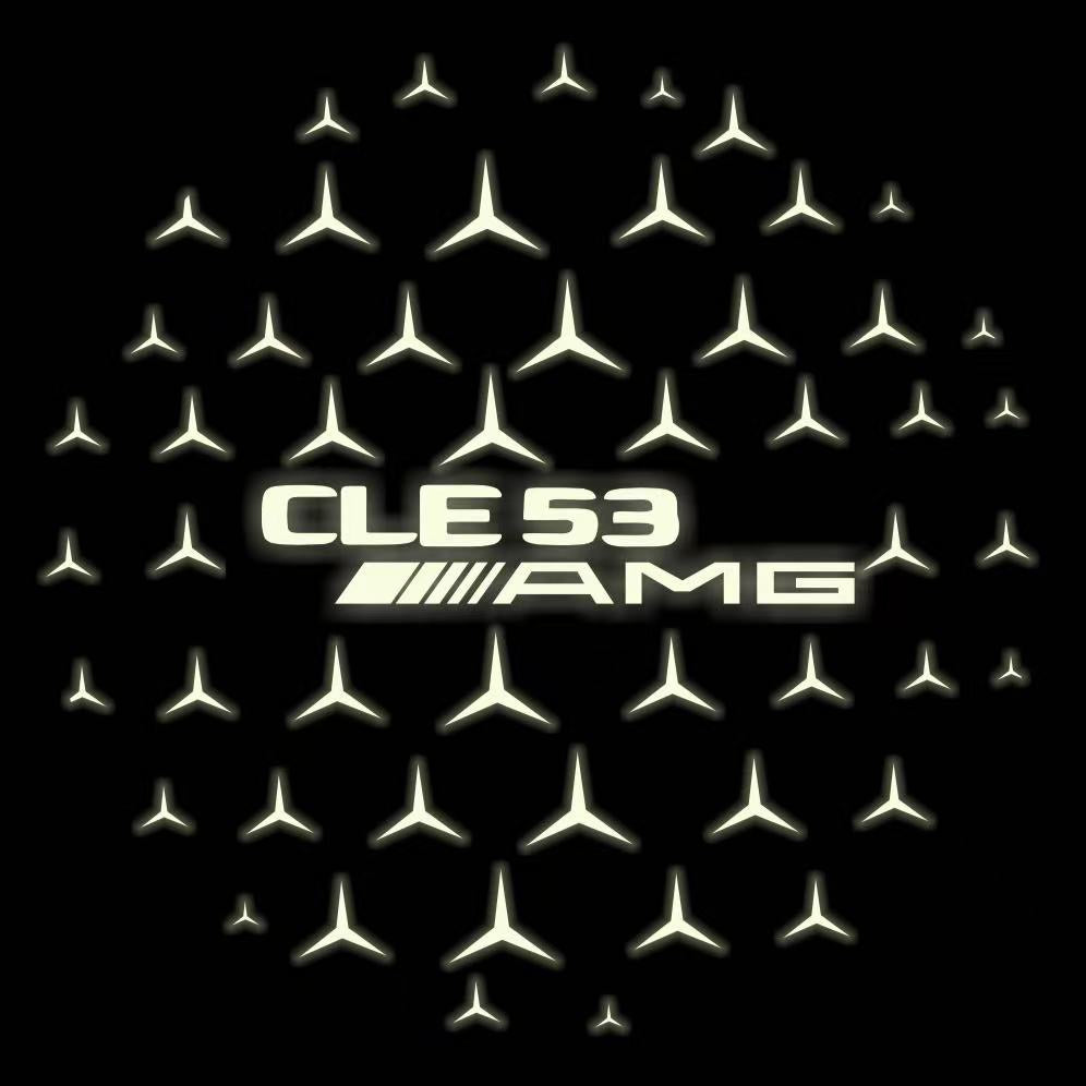 MERCEDES BENZ LOGO PROJECTOT LIGHTS Nr.03 (Menge 1 = 1 Sätze/2 Türleuchten)