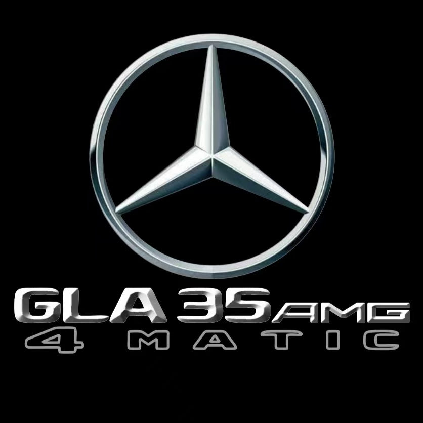 LUCI PROIETTORI LOGO MERCEDES BENZ Nr.03 (quantità 1 = 1 set / 2 luci porta)