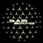 MERCEDES BENZ LOGO PROJECTOT LIGHTS Nr.03 (cantidad 1 = 1 juego/2 luces de puerta)