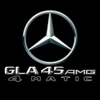 MERCEDES BENZ GLA45 AMG LOGO PROJECTOR LIGHTS  (quantity 1 = 1 sets/2 door lights)Nr.03f08