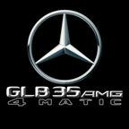 MERCEDES BENZ GLB 35 AMG LOGO PROJECTOR LIGHTS  (quantity 1 = 1 sets/2 door lights)Nr.03f026