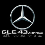 MERCEDES BENZ LOGO PROJECTOT LIGHTS Nr.03 (cantidad 1 = 1 juego/2 luces de puerta)