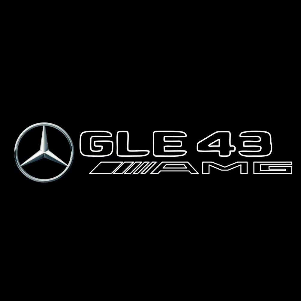 MERCEDES BENZ LOGO PROJECTOT LIGHTS Nr.03 (cantidad 1 = 1 juego/2 luces de puerta)