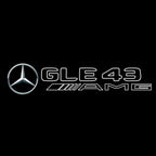 MERCEDES BENZ LOGO PROJECTOT LIGHTS Nr.03 (cantidad 1 = 1 juego/2 luces de puerta)