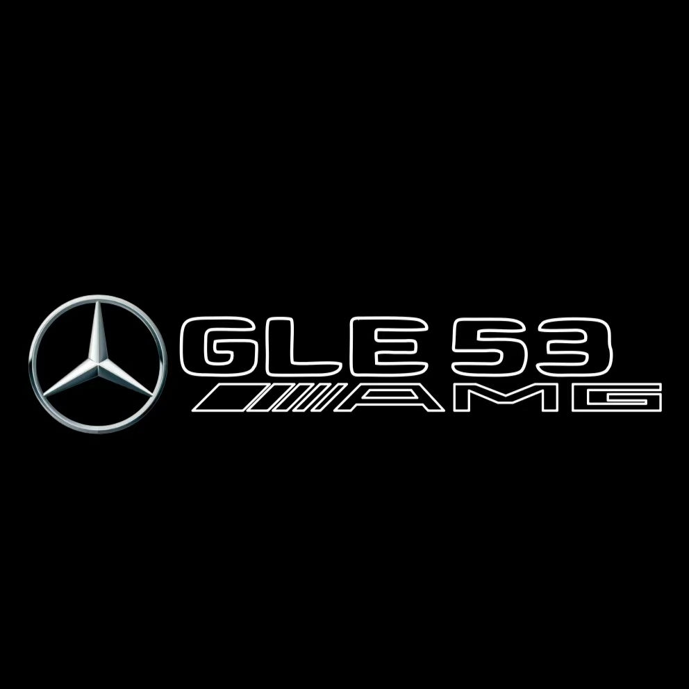MERCEDES BENZ LOGO PROJECTOT LIGHTS Nr.03 (cantidad 1 = 1 juego/2 luces de puerta)