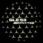 MERCEDES BENZ LOGO PROJECTOT LIGHTS Nr.03 (cantidad 1 = 1 juego/2 luces de puerta)