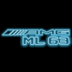 MERCEDES BENZ ML 63 AMG LOGO PROJECTOR LIGHTS  (quantity 1 = 1 sets/2 door lights)Nr.03f012