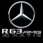MERCEDES BENZ R 63 AMG LOGO PROJECTOR LIGHTS  (quantity 1 = 1 sets/2 door lights)Nr.03f044