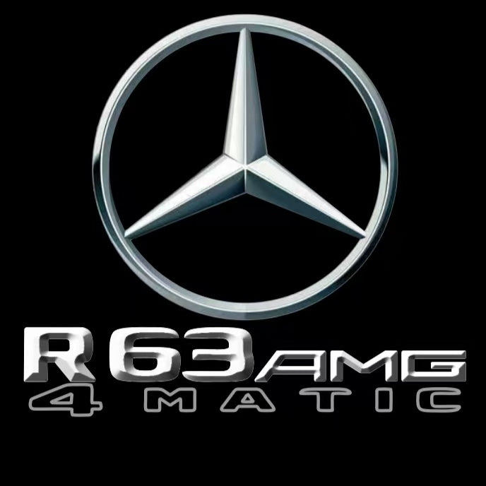 LUCI PROIETTORI LOGO MERCEDES BENZ Nr.03 (quantità 1 = 1 set / 2 luci porta)