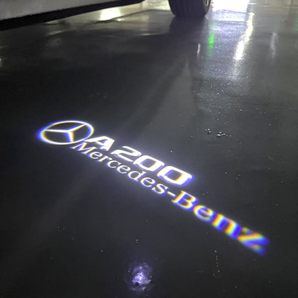 MERCEDES BENZ LOGO PROJECTOT LIGHTS Nr.03 (cantidad 1 = 1 juego/2 luces de puerta)