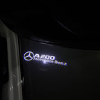 MERCEDES BENZ LOGO PROJECTOT LIGHTS Nr.03 (cantidad 1 = 1 juego/2 luces de puerta)