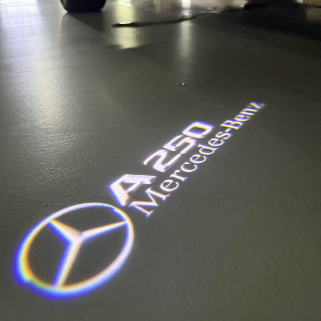 MERCEDES BENZ  A250  LOGO PROJECTOR LIGHTS  (quantity 1 = 1 sets/2 door lights)Nr.03f04