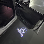 MERCEDES BENZ LOGO PROJECTOT LIGHTS Nr.03 (cantidad 1 = 1 juego/2 luces de puerta)