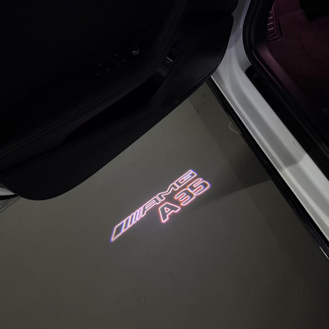 MERCEDES BENZ LOGO PROJECTOT LIGHTS Nr.03 (Menge 1 = 1 Sätze/2 Türleuchten)