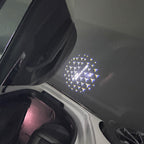 أضواء بروجكتور شعار MERCEDES BENZ رقم 03 (الكمية 1 = 1 مجموعة / 2 أضواء باب)