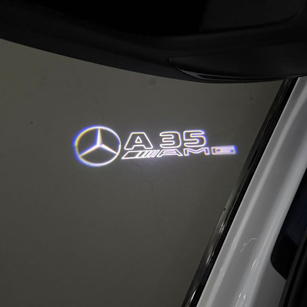 MERCEDES BENZ LOGO PROJECTOT LIGHTS Nr.03 (Menge 1 = 1 Sätze/2 Türleuchten)