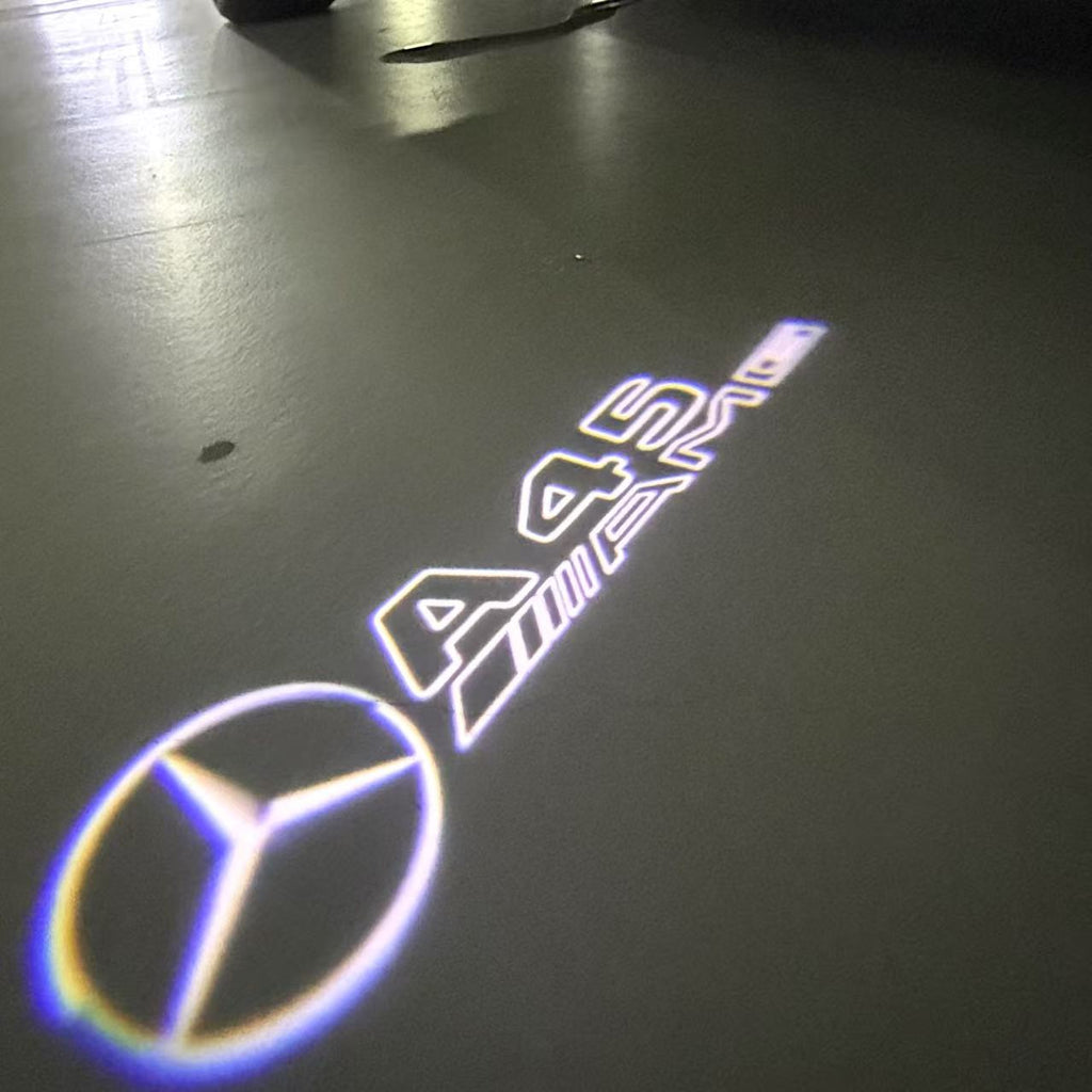 MERCEDES BENZ LOGO PROJECTOT LIGHTS Nr.03 (Menge 1 = 1 Sätze/2 Türleuchten)