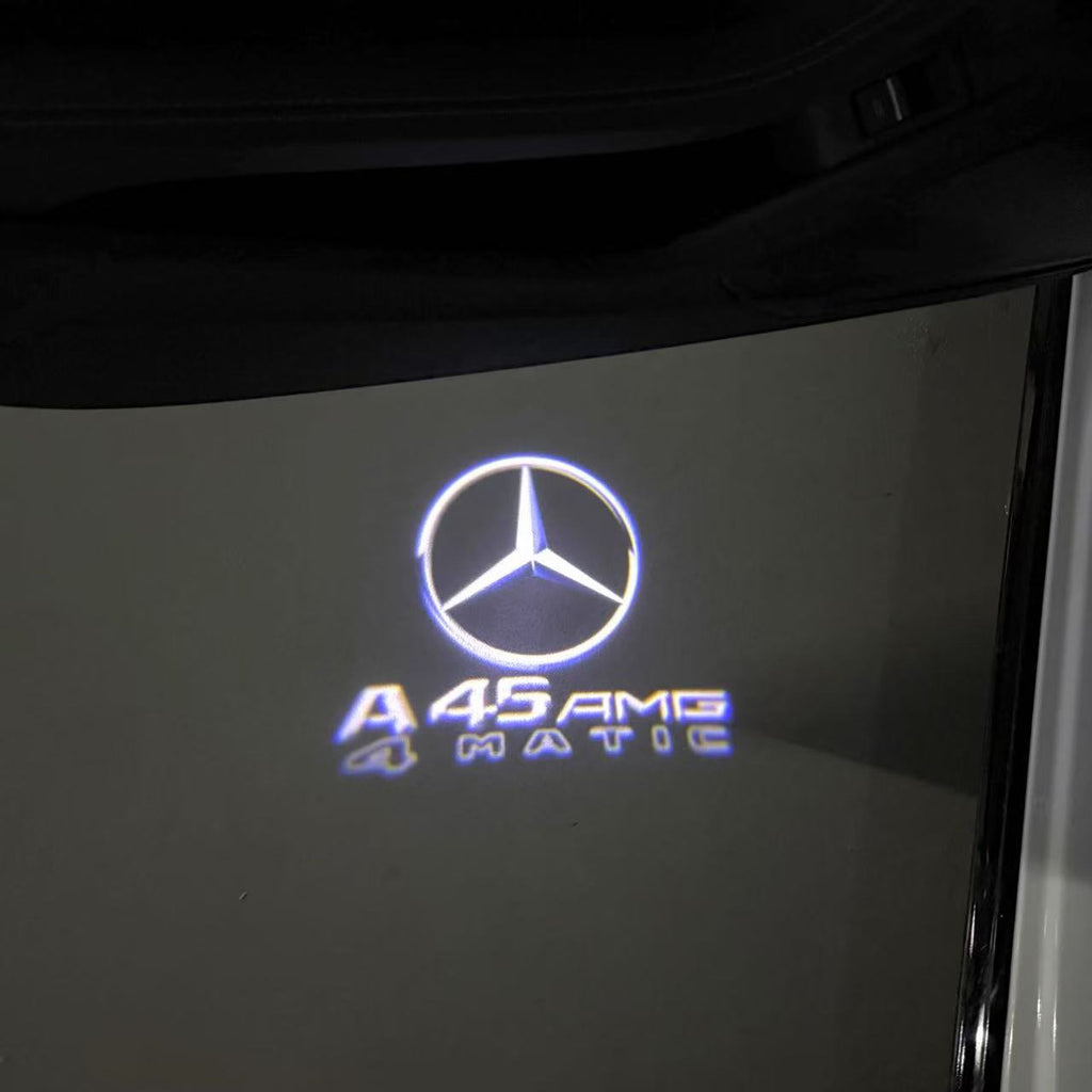 أضواء بروجكتور شعار MERCEDES BENZ رقم 03 (الكمية 1 = 1 مجموعة / 2 أضواء باب)
