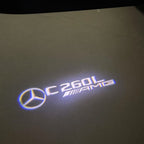 MERCEDES BENZ  C 260L AMG LOGO PROJECTOT LIGHTS  (quantity 1 = 1 sets/2 door lights)Nr.03f031