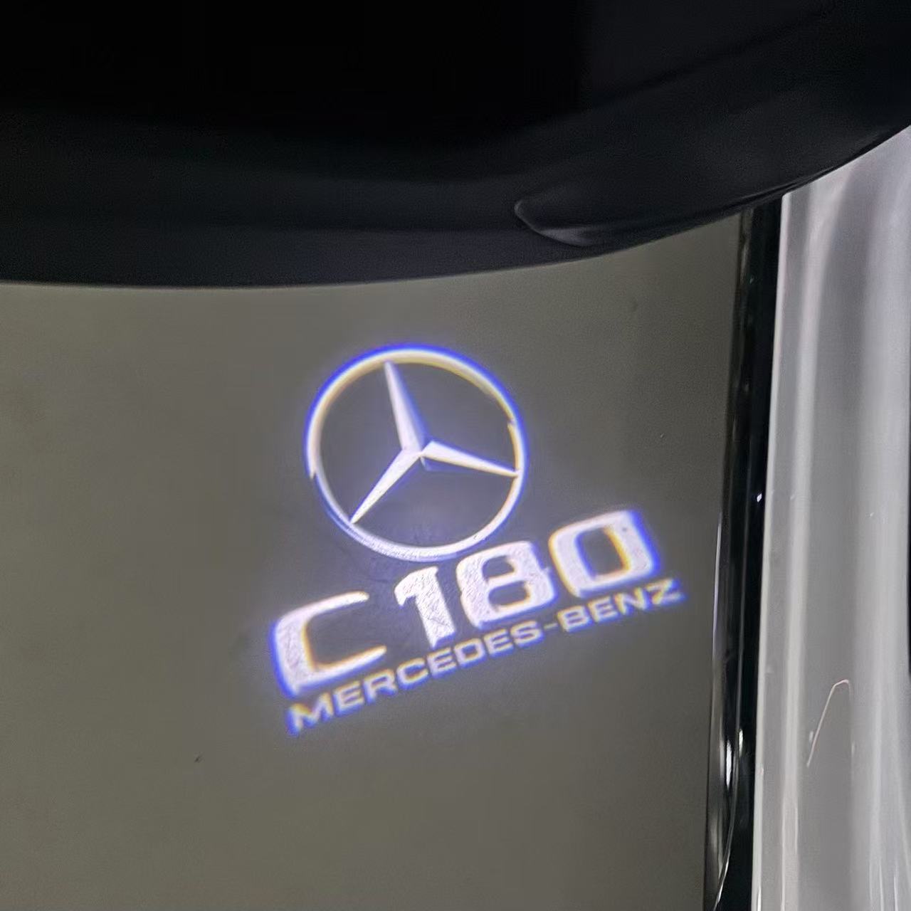 MERCEDES BENZ LOGO PROJECTOT LIGHTS Nr.03 (cantidad 1 = 1 juego/2 luces de puerta)