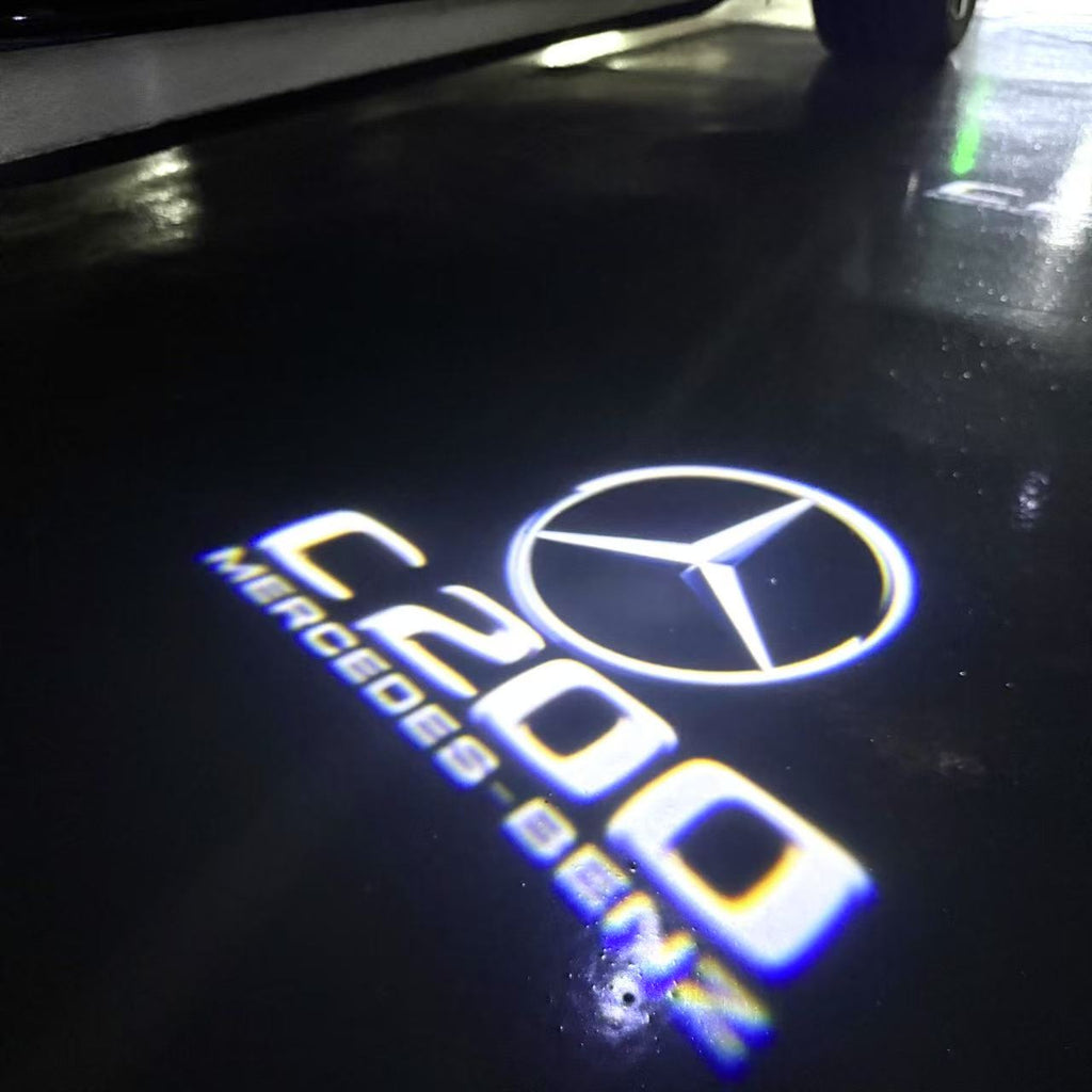 MERCEDES BENZ LOGO PROJECTOT LIGHTS Nr.03 (Menge 1 = 1 Sätze/2 Türleuchten)