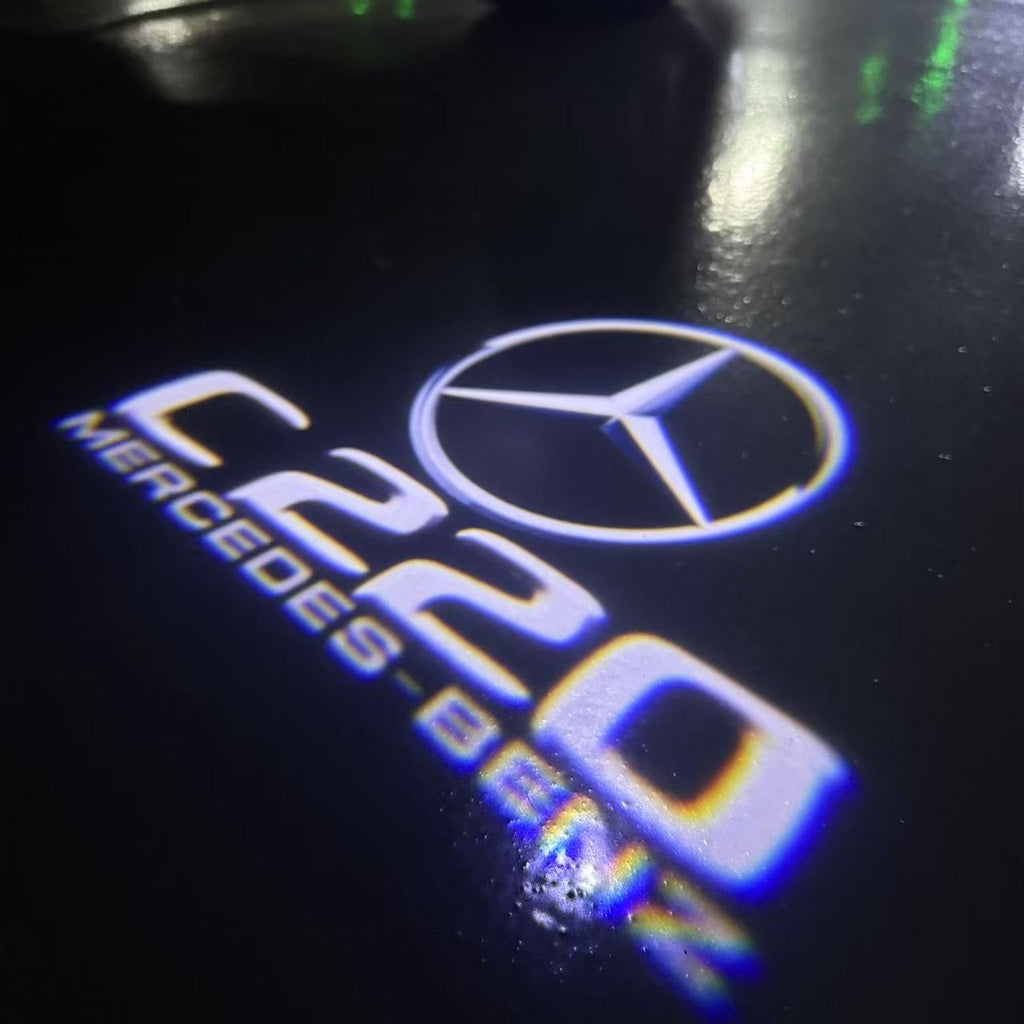 MERCEDES BENZ LOGO PROJECTOT LIGHTS Nr.03 (Menge 1 = 1 Sätze/2 Türleuchten)