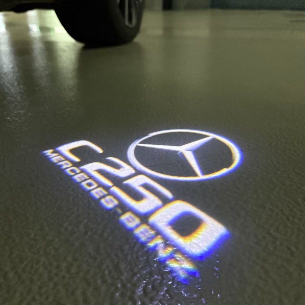 MERCEDES BENZ LOGO PROJECTOT LIGHTS Nr.03 (Menge 1 = 1 Sätze/2 Türleuchten)
