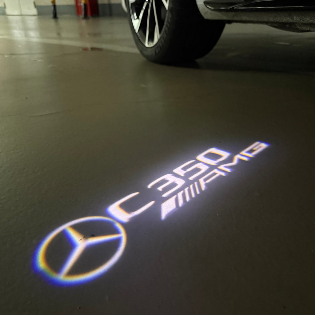 MERCEDES BENZ LOGO PROJECTOT LIGHTS Nr.03 (Menge 1 = 1 Sätze/2 Türleuchten)