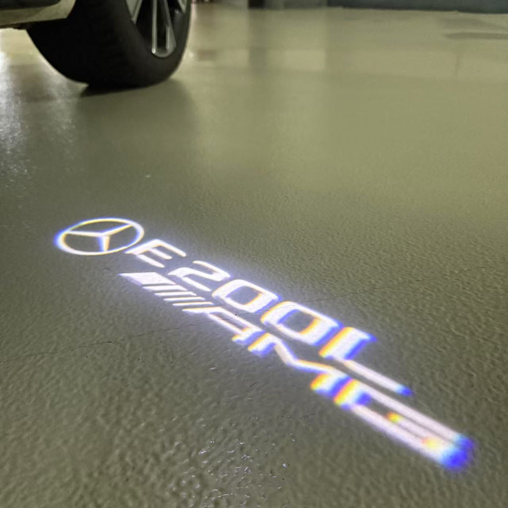 MERCEDES BENZ LOGO PROJECTOT LIGHTS Nr.03 (cantidad 1 = 1 juego/2 luces de puerta)