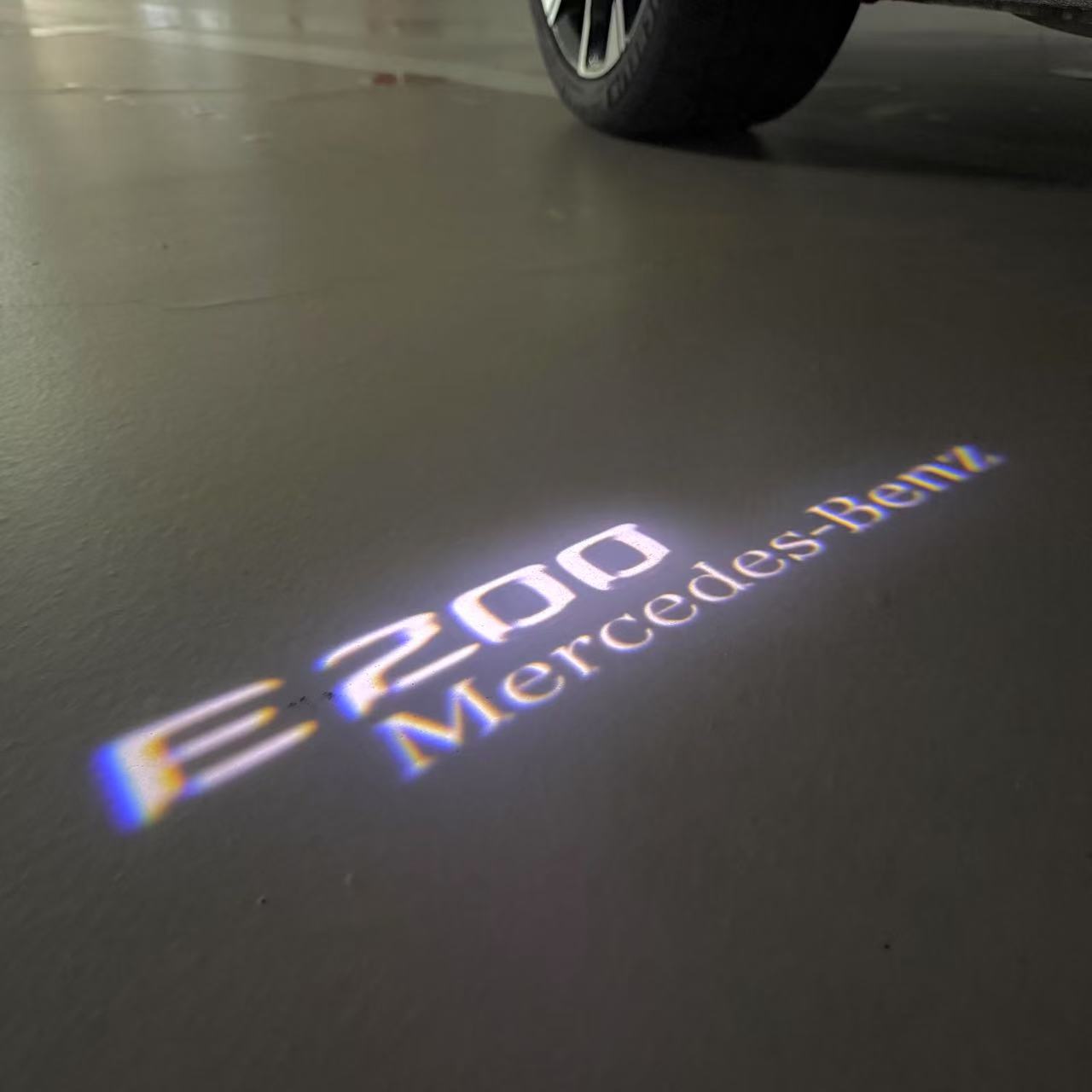 MERCEDES BENZ LOGO PROJECTOT LIGHTS Nr.03 (cantidad 1 = 1 juego/2 luces de puerta)
