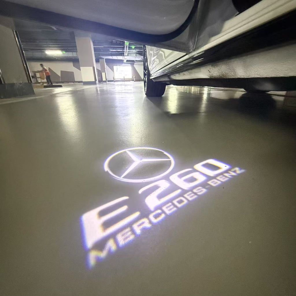 MERCEDES BENZ LOGO PROJECTOT LIGHTS Nr.03 (cantidad 1 = 1 juego/2 luces de puerta)