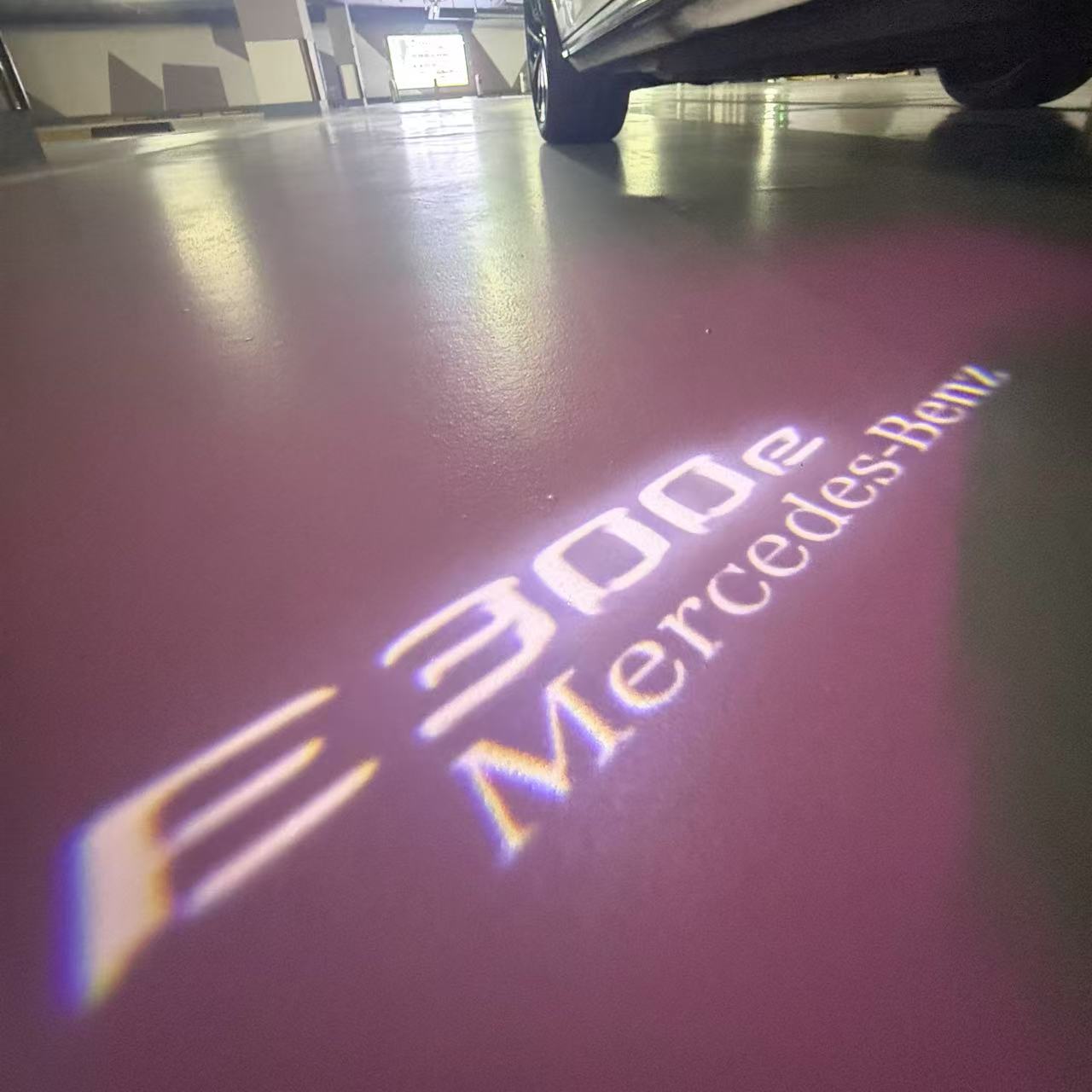 MERCEDES BENZ LOGO PROJECTOT LIGHTS Nr.03 (cantidad 1 = 1 juego/2 luces de puerta)