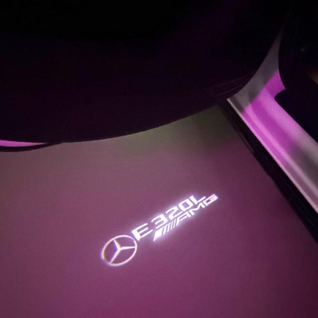 أضواء بروجكتور شعار MERCEDES BENZ رقم 03 (الكمية 1 = 1 مجموعة / 2 أضواء باب)