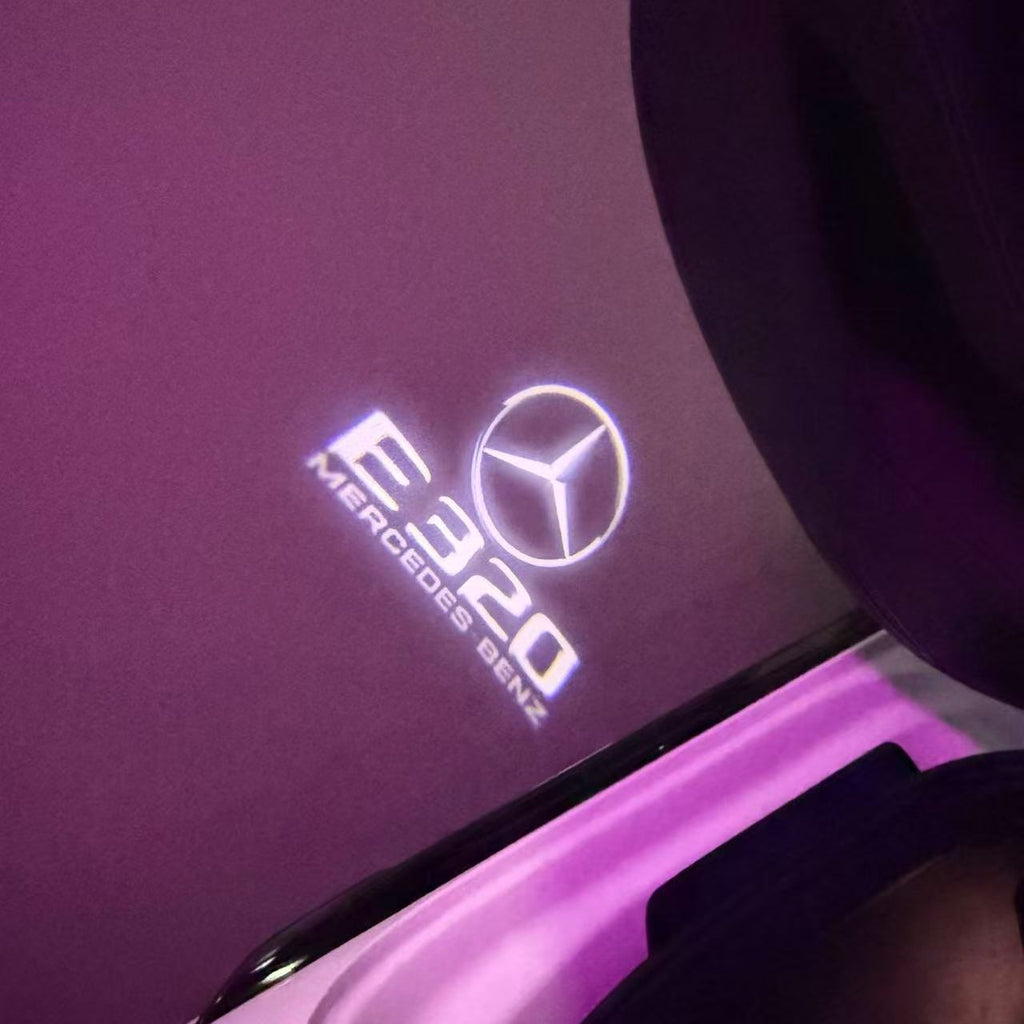 MERCEDES BENZ LOGO PROJECTOT LIGHTS Nr.03 (Menge 1 = 1 Sätze/2 Türleuchten)