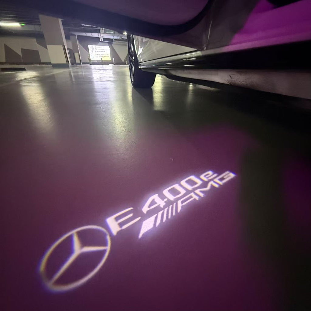 MERCEDES BENZ LOGO PROJECTOT LIGHTS Nr.03 (cantidad 1 = 1 juego/2 luces de puerta)