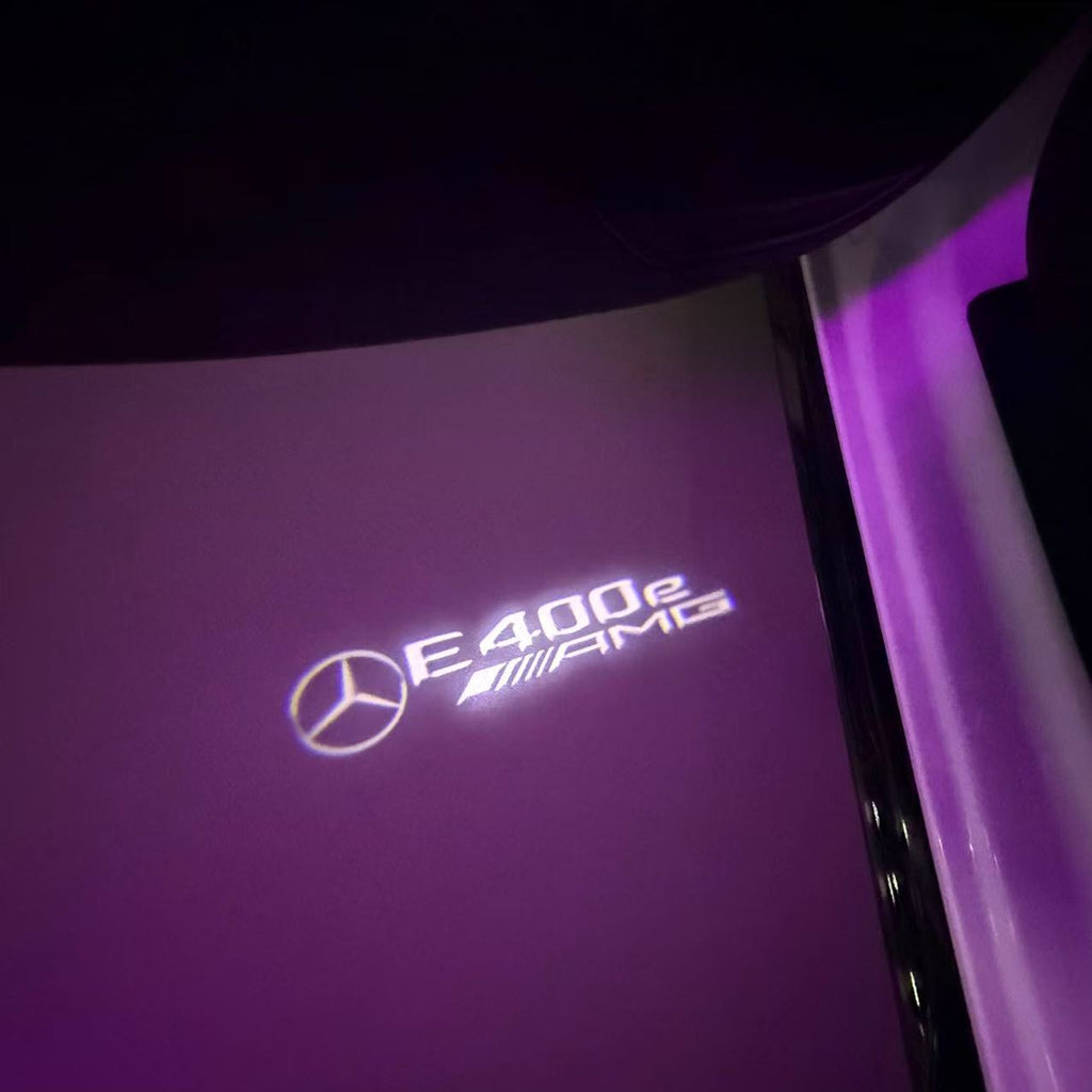 MERCEDES BENZ LOGO PROJECTOT LIGHTS Nr.03 (cantidad 1 = 1 juego/2 luces de puerta)