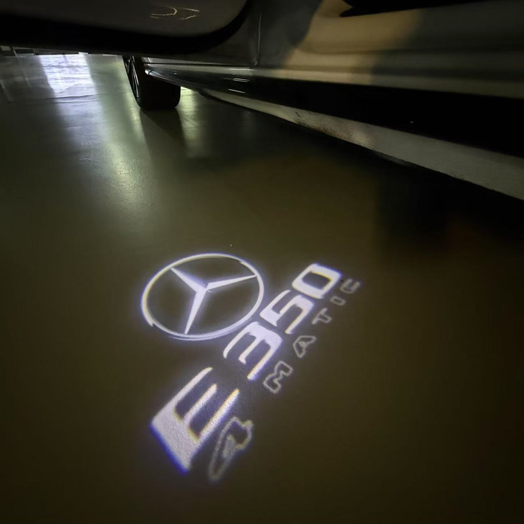 MERCEDES BENZ LOGO PROJECTOT LIGHTS Nr.03 (cantidad 1 = 1 juego/2 luces de puerta)