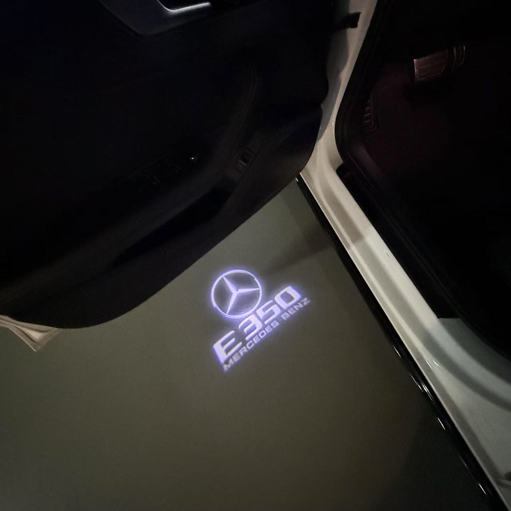 MERCEDES BENZ LOGO PROJECTOT LIGHTS Nr.03 (cantidad 1 = 1 juego/2 luces de puerta)