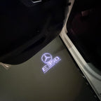 MERCEDES BENZ LOGO PROJECTOT LIGHTS Nr.03 (cantidad 1 = 1 juego/2 luces de puerta)