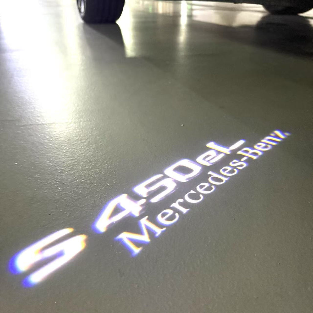 LUCI PROIETTORI LOGO MERCEDES BENZ Nr.03 (quantità 1 = 1 set / 2 luci porta)