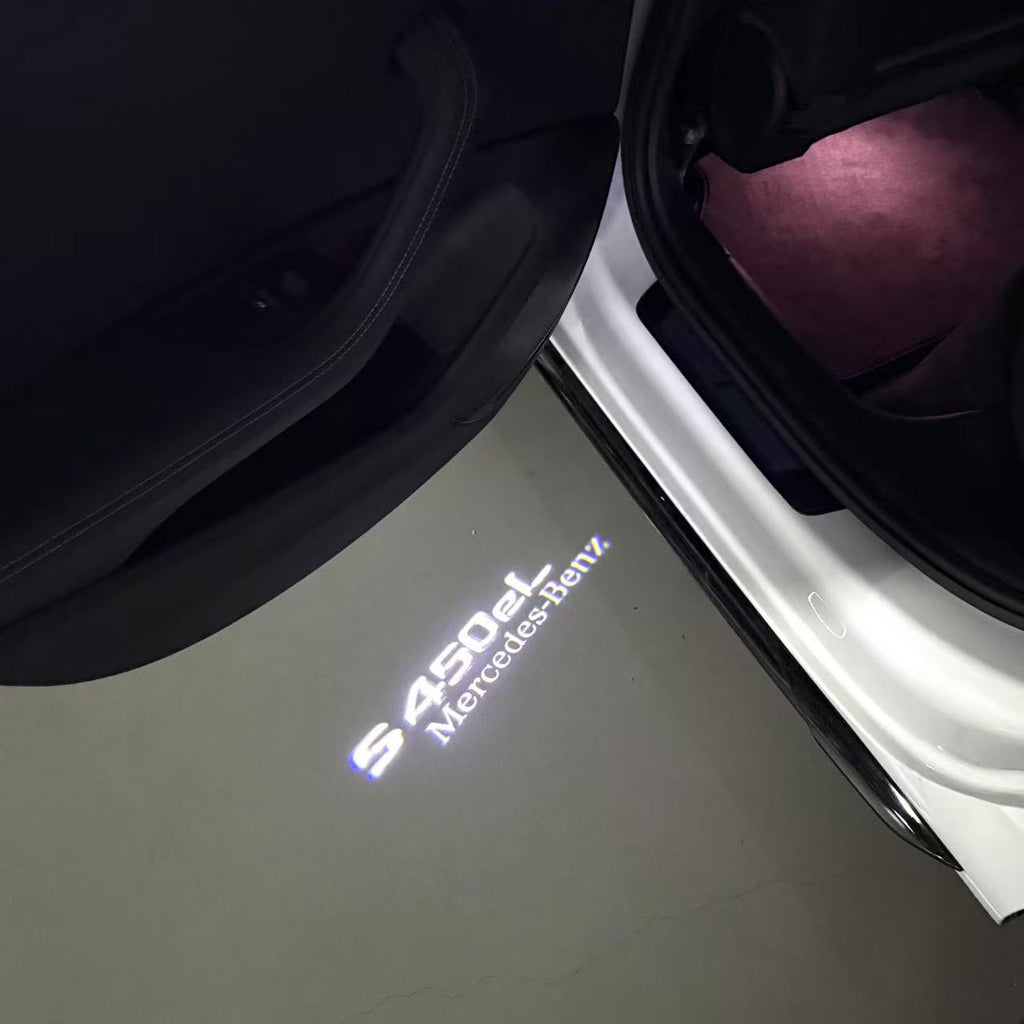 LUCI PROIETTORI LOGO MERCEDES BENZ Nr.03 (quantità 1 = 1 set / 2 luci porta)