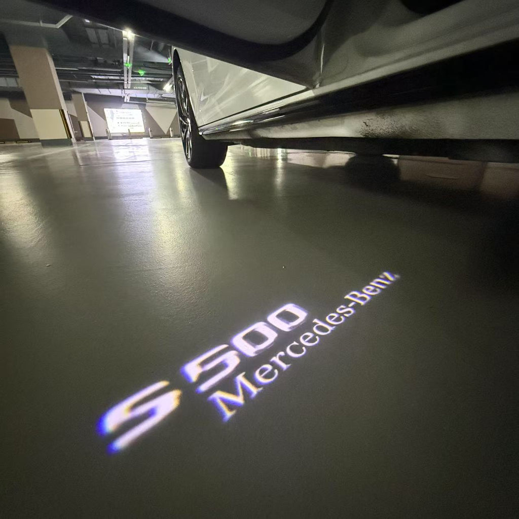 LUCI PROIETTORI LOGO MERCEDES BENZ Nr.03 (quantità 1 = 1 set / 2 luci porta)