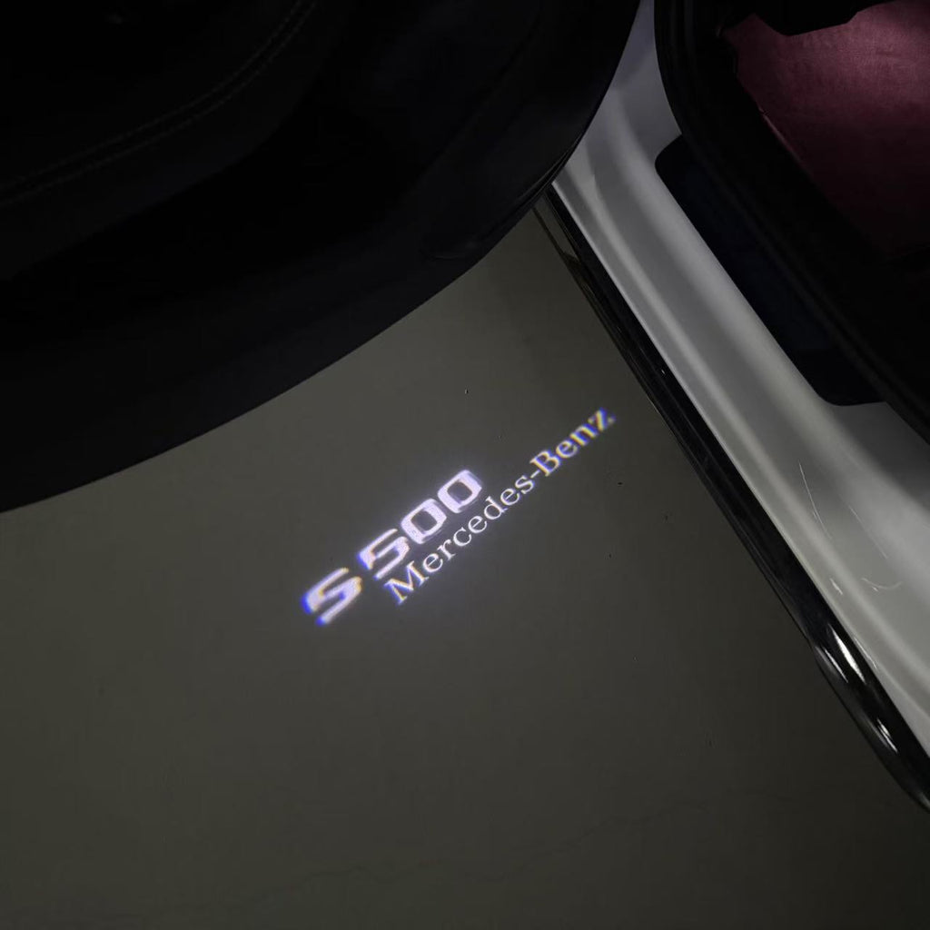 LUCI PROIETTORI LOGO MERCEDES BENZ Nr.03 (quantità 1 = 1 set / 2 luci porta)