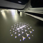 MERCEDES BENZ LOGO PROJECTOT LIGHTS Nr.03 (cantidad 1 = 1 juego/2 luces de puerta)