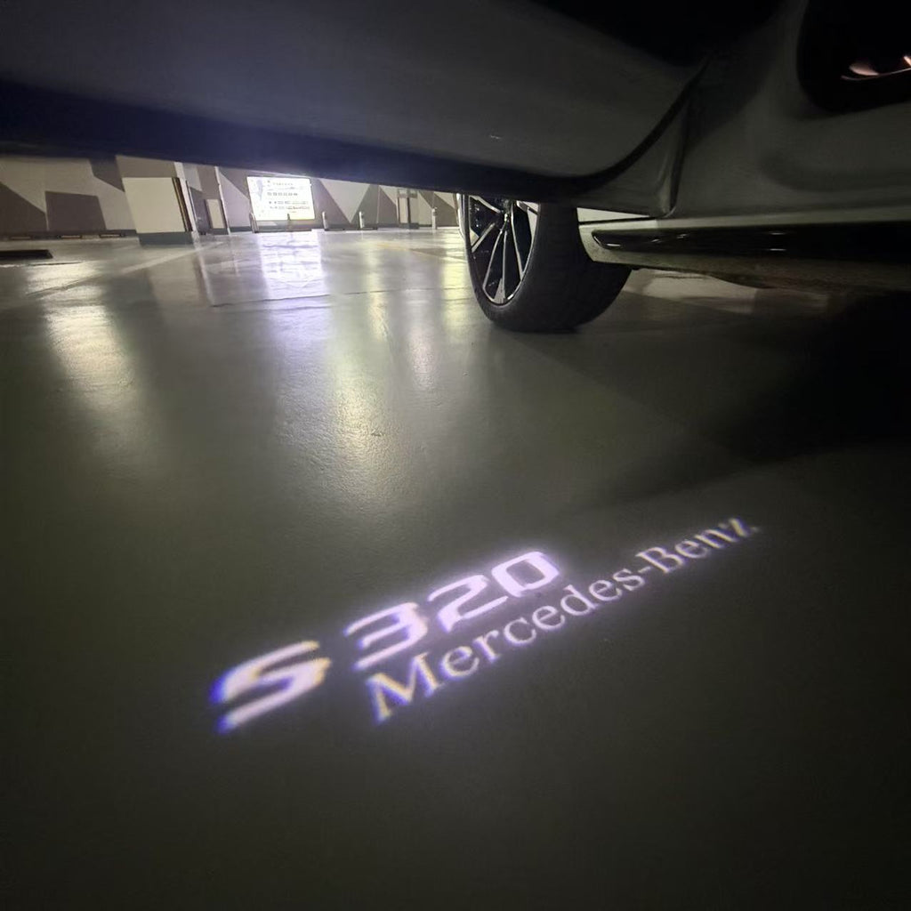 LUCI PROIETTORI LOGO MERCEDES BENZ Nr.03 (quantità 1 = 1 set / 2 luci porta)