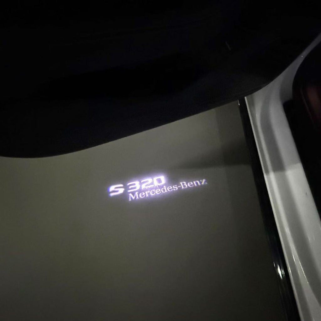 LUCI PROIETTORI LOGO MERCEDES BENZ Nr.03 (quantità 1 = 1 set / 2 luci porta)