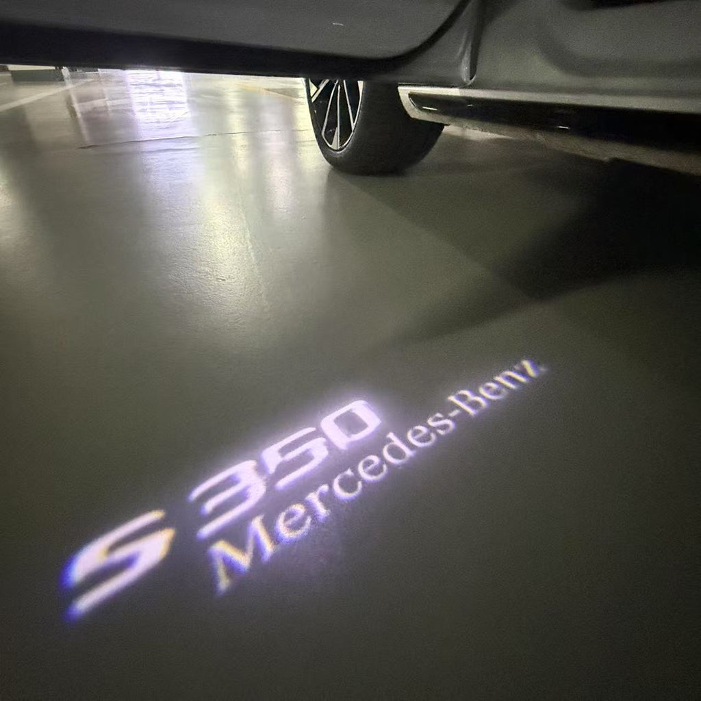 LUCI PROIETTORI LOGO MERCEDES BENZ Nr.03 (quantità 1 = 1 set / 2 luci porta)