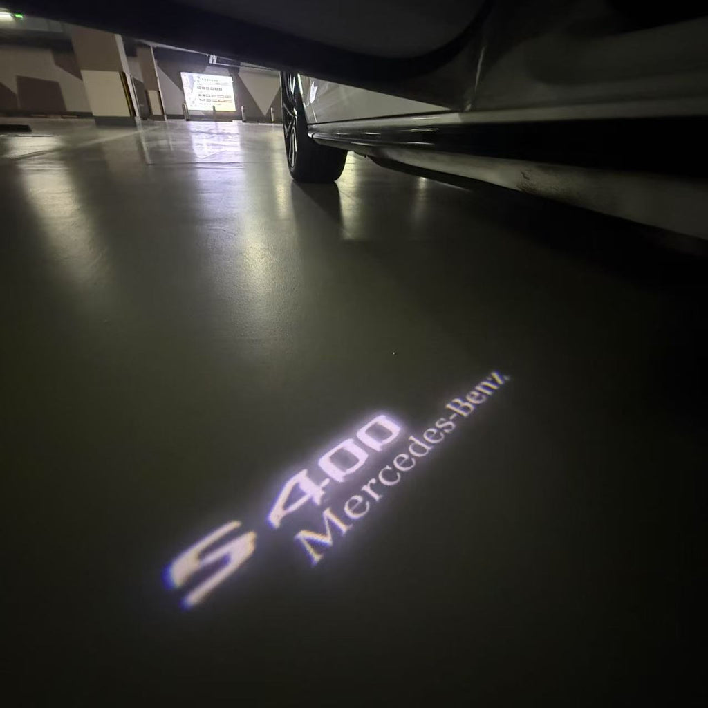 LUCI PROIETTORI LOGO MERCEDES BENZ Nr.03 (quantità 1 = 1 set / 2 luci porta)